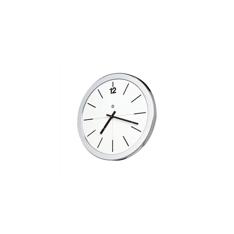 Horloge murale 14 po de diamètre sans couvercle en acrylique, Noir, 11