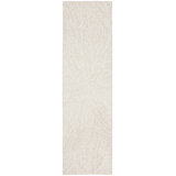 Darell Floral Area Rug in Ivory/White