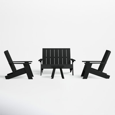Byrnes 4 - Person Patio Conversation Set