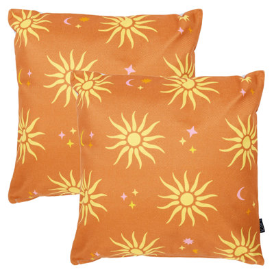 Indoor / Outdoor Abstract Square Cushion