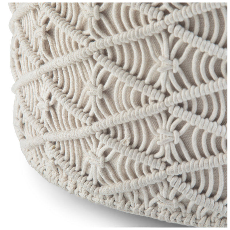  Pouf rond en macramé Coates Coates