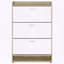 Armoire à chaussures en bois d'ingénierie à 3 niveaux Kyla - 49,75 po de hauteur-580630435