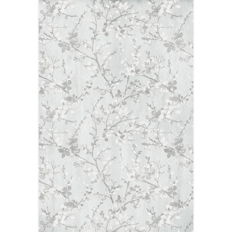 Bordure florale pelez et collez, L 72 po x l 48 po