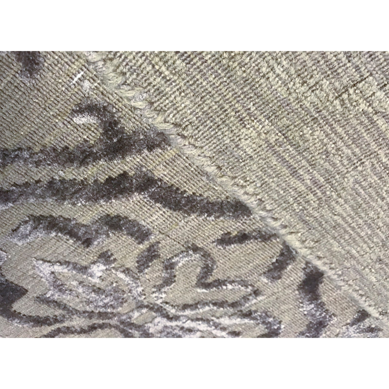 Jakat Cotton and Wool Damask Area Rug