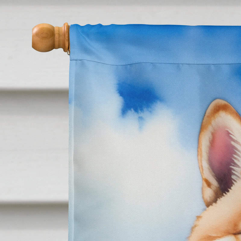Drapeau de Pâques à œufs H 40 po x l 28 po