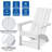 Buvana HDPE Folding Adirondack Chair-313151944
