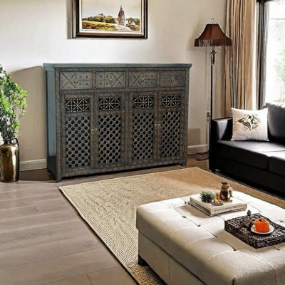 Solid Wood Accent Cabinet