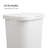  60L Slim Laundry Hamper, Clothes Basket, Lid, Wicker Style, Plastic-73408769