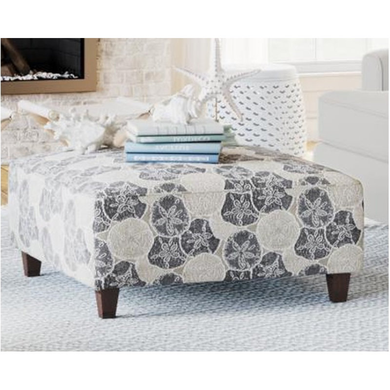 Repose-pieds Eurielle, Option de tissu gris / beige
