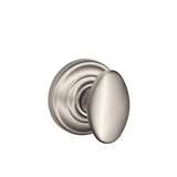 Siena Knob with Andover Trim Non-Turning Lock