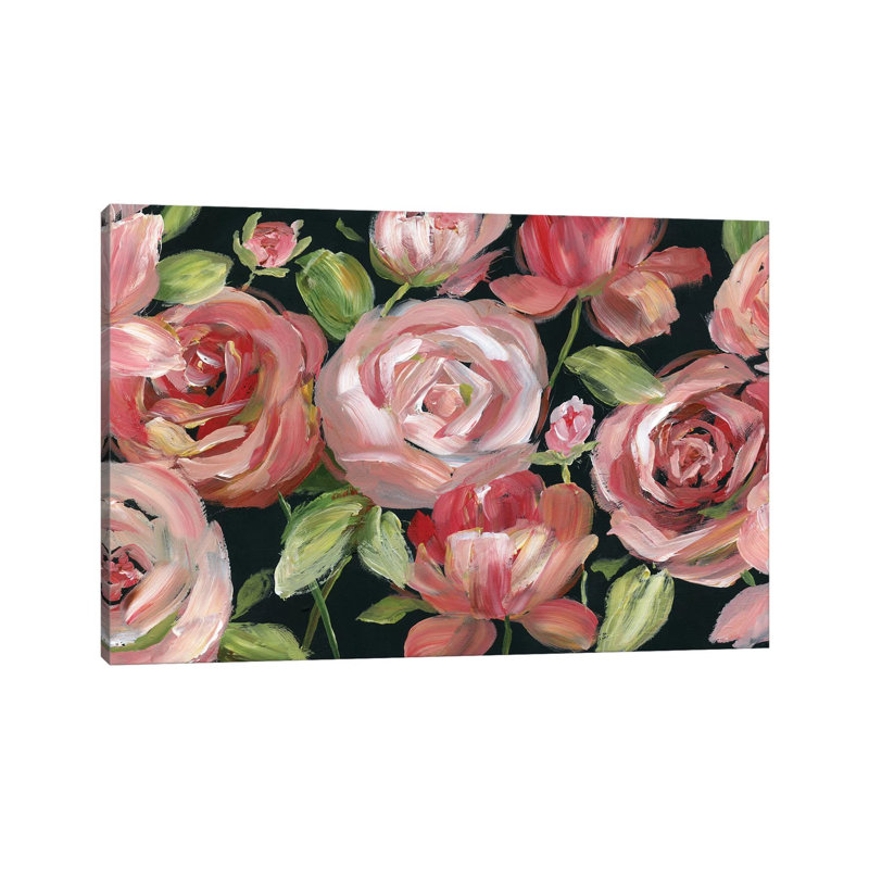 Red Velvet 1 Piece Painting on Canvas, 101.6 cm H x 66.04 cm W x 1.91 cm D, Wrapped Canvas