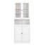 72 po, armoire en métal, cuisine, blanc, tablettes réglables, cadre en acier inoxydable, autoportant, magnétique, rayure - Caractéristiques