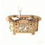 Table basse ovale