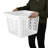 Sterilite Laundry Basket, 1.5 Bushel Plastic Hamper with Handles, 12 Pack-113332345
