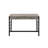 Light Weathered Oak & Black Finish Writing Desk W/USB