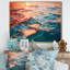 «Coastal Abstract Waterscapes I», reproduction d'art sur toile-1271701506-1271701507