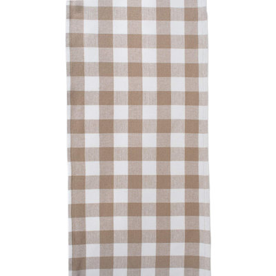 Laszlo Gingham 100% Cotton Table Runner