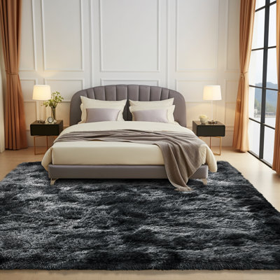 8×10ft Washable Area Rug Ultra Soft Fluffy Shag Rug  Indoor Carpet for Living Room Bedroom Kidsroom Home Decor