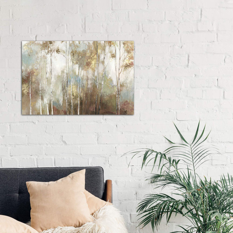 « fine bouleaus iii » par allison pearce-reproduction d’art sur, Toile tendue, H 26 po x l 40 po x P 1,5 po
