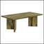 Table basse rectangulaire en bois massif Donovan Mango Brown