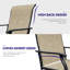 Ensemble de 2 chaises de salle à manger pivotantes