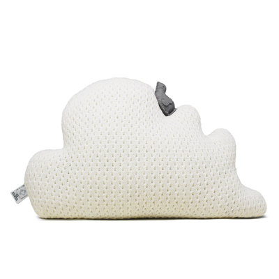 Cotton Blend Reversible Throw Pillow