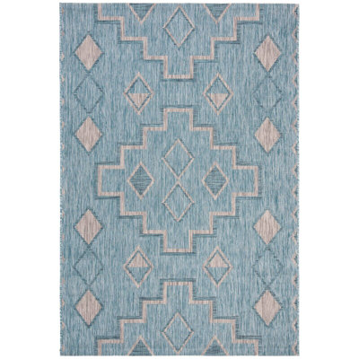 Amarien Geometric Indoor/Outdoor Area Rug