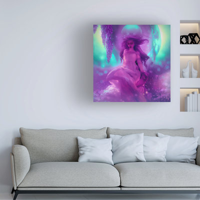 Bolog Tina Lavoie Queen Of The Wisteria Moon Canvas Art