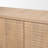 Shillington Reverse Fluted Light Brown Wood Sideboard