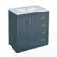 Meuble-lavabo 30 po avec lavabo en céramique-290844808