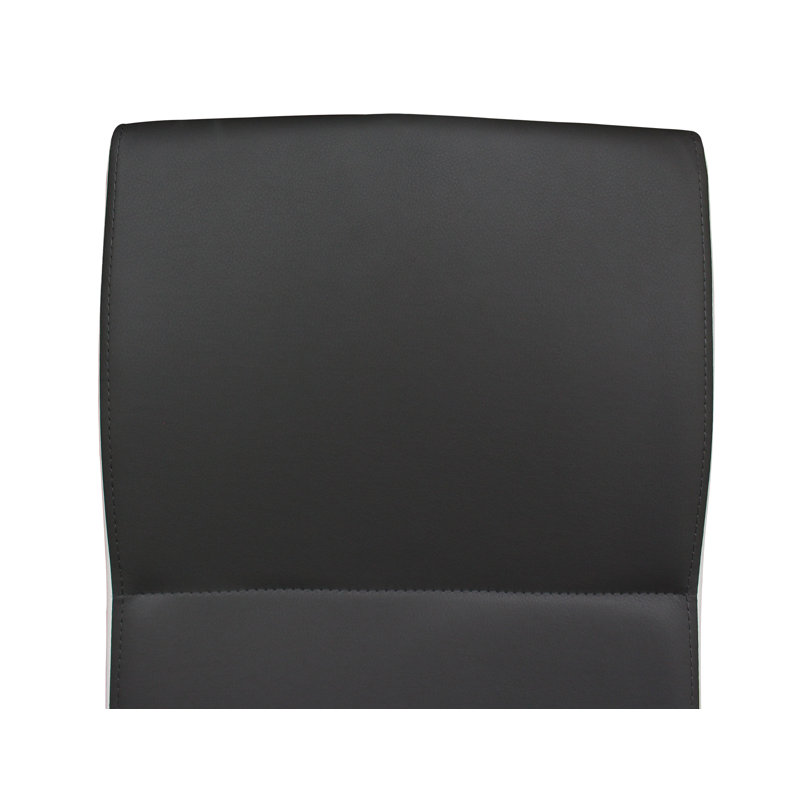 Chaise d'appoint rembourrée Chromite, Gris