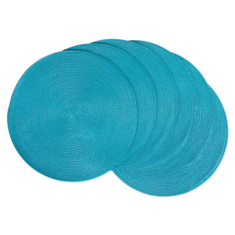 Jenesys Round Placemat, Aqua