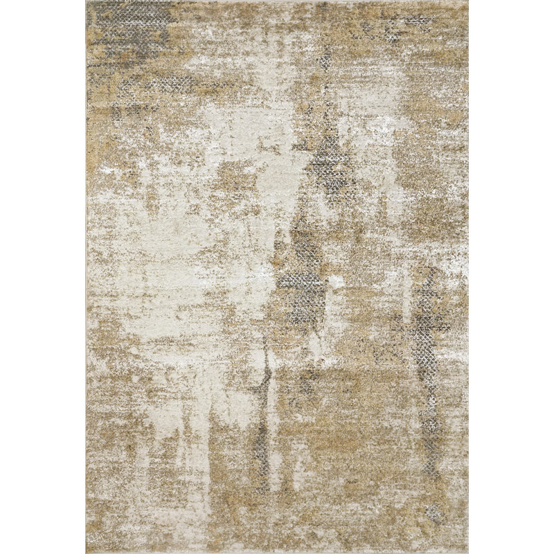 Abstract Indoor Rug, Rectangle 3'9" x 5'7"