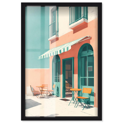 Time for a Stop Shadowbox Print Coastal Wall Art by Art Remedy, Black Frame, 37 x 55
