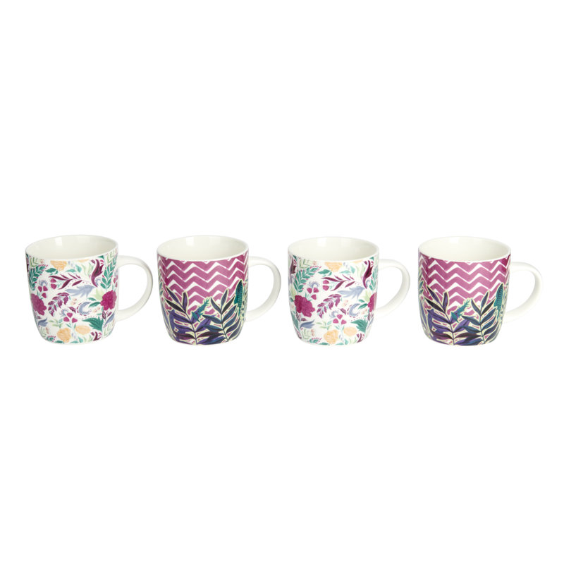 Exotic 4 Piece Mug Set