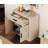 Laziza 5 Tier Bookcase With Barn Door,73.3" Tall Open Storage Bookshelf,Floor Standing Farmhouse Display Organizer With Drawer For Home Office,Living Room-122781471