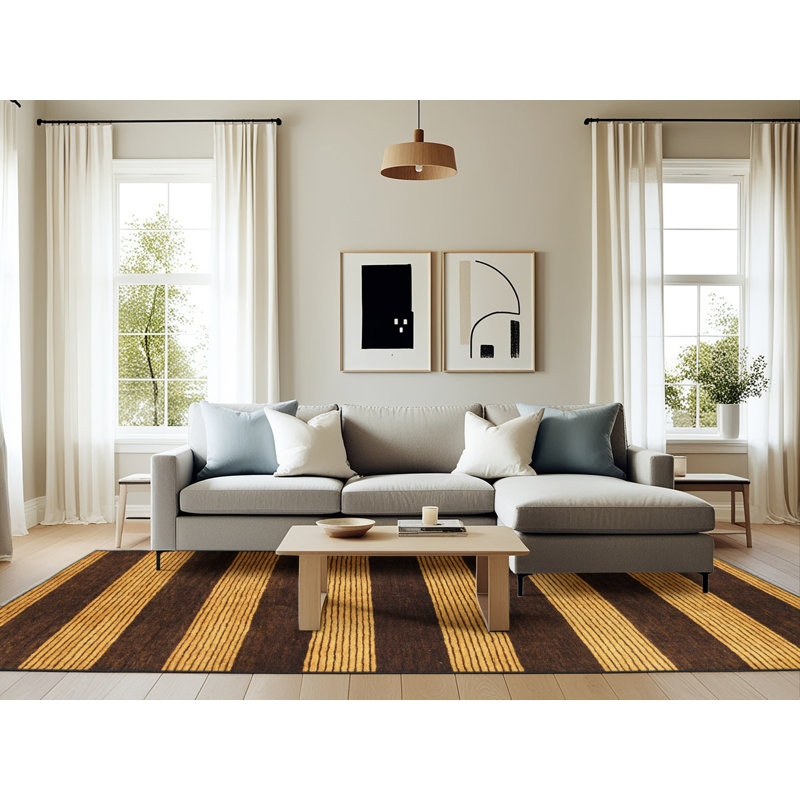 Abstract Indoor Rug, Rectangle 6' x 9'