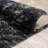 Abstract Shag Black/Navy Blue/Grey Area Rug-611493117