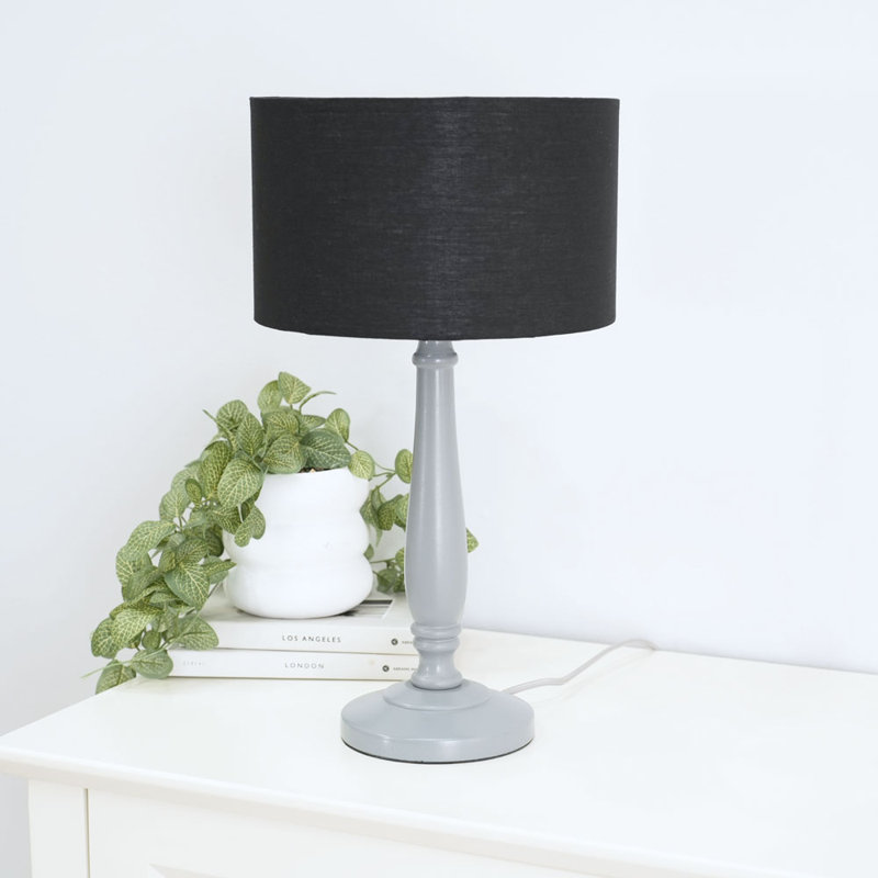 Annum Table Lamp, No, Grey, Black