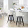 Capuano 26" Fixed-Height Counter Stool With Round Footrest - Set Of 2