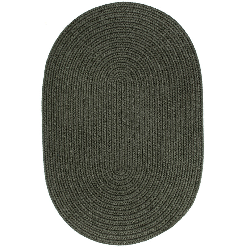 Tapis sauge tressé Smyth, Ovale 7 pi x 9 pi