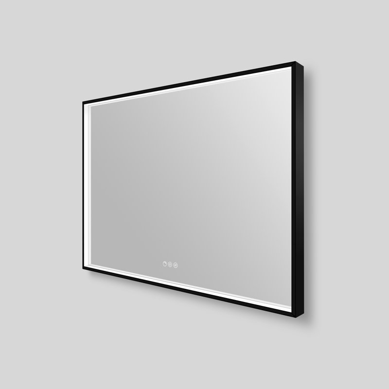 Streamline Rectangular Framed LED Bathroom Vanity Mirror with Defogger, Dimmability, Color Temperature Change