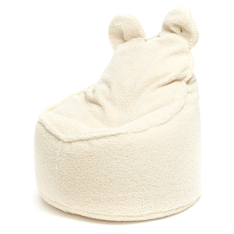 Linen Refillable Classic Bean Bag, Creme