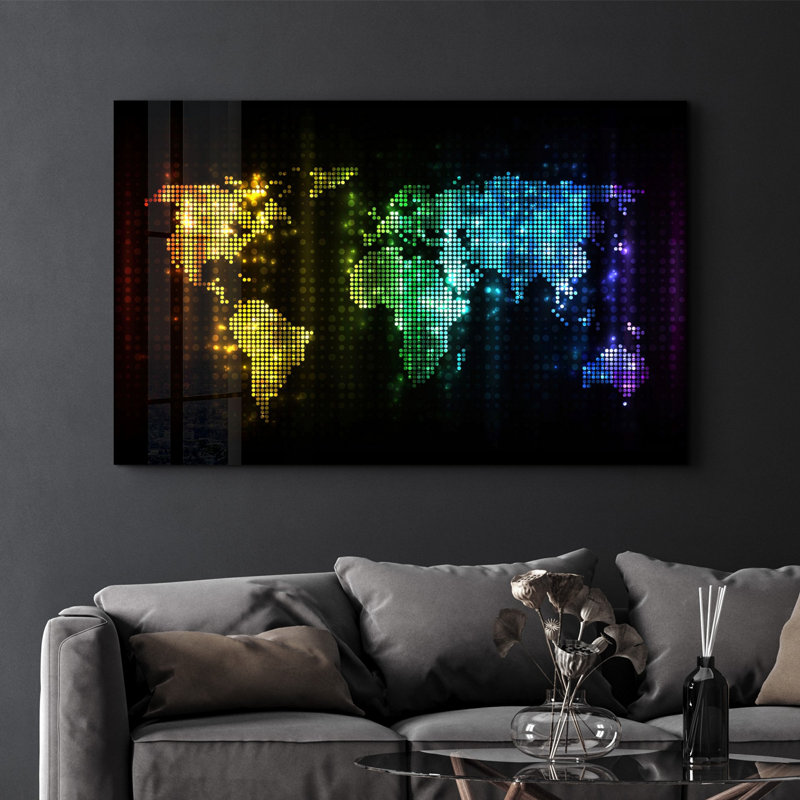 Lekeya Elegant Tempered Glass Wall Art Painting, 13.8 x 21.7 inches | 100% Tempered Glass, Thickness: 0.16 inches | UV Printed for Vibrant Colors | Perfect for Home Decor, Living Room, & Office Spaces