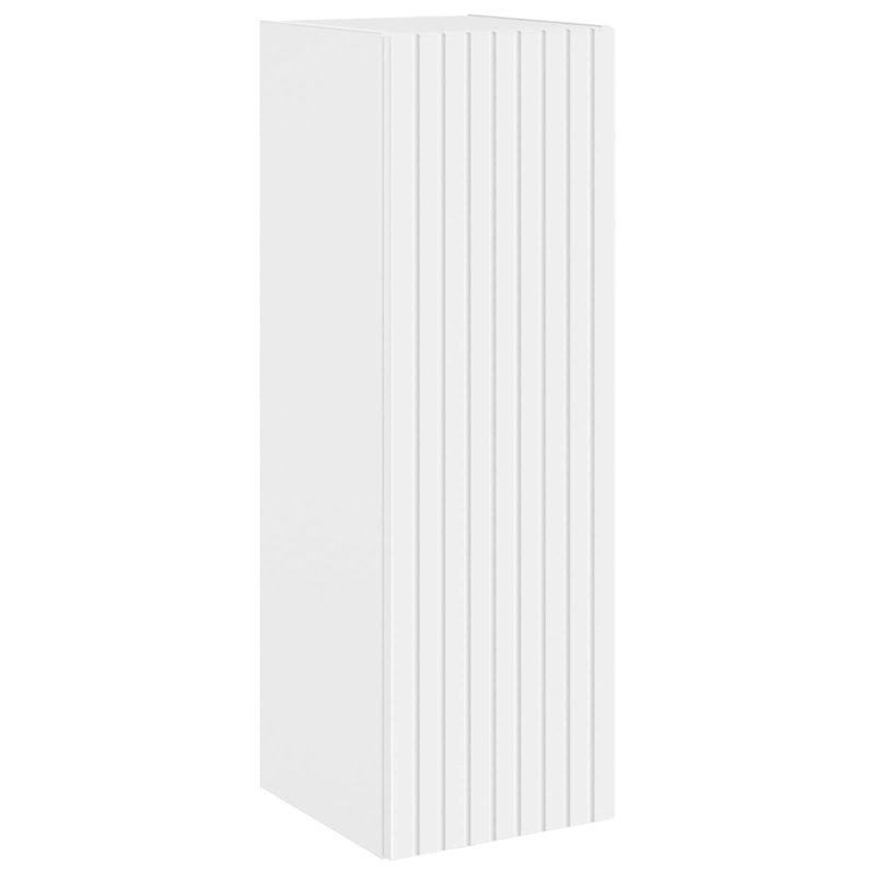Engineered Wood Linen Cabinet, 60cm H x 33cm W x 34.5cm D, White