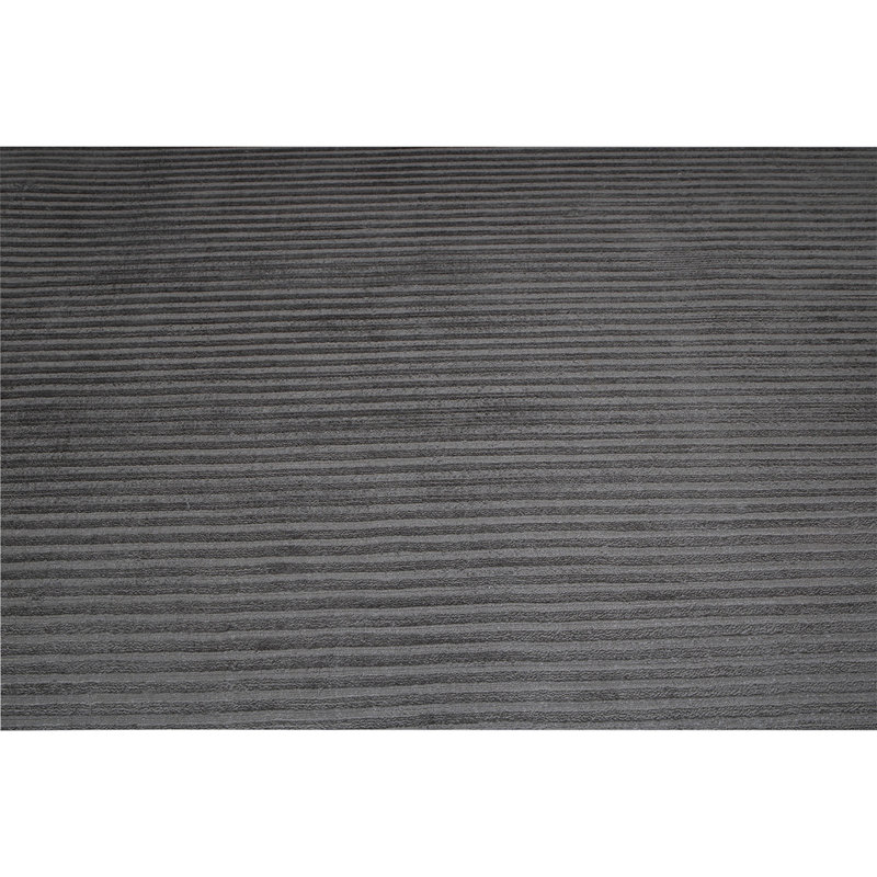 Tapis gris anthracite noué à la main