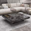 Table basse carrée en acier inoxydable-73053055