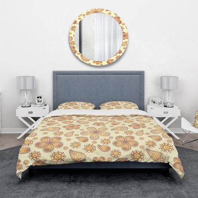 Ensemble de housse de couette bohème et éclectique