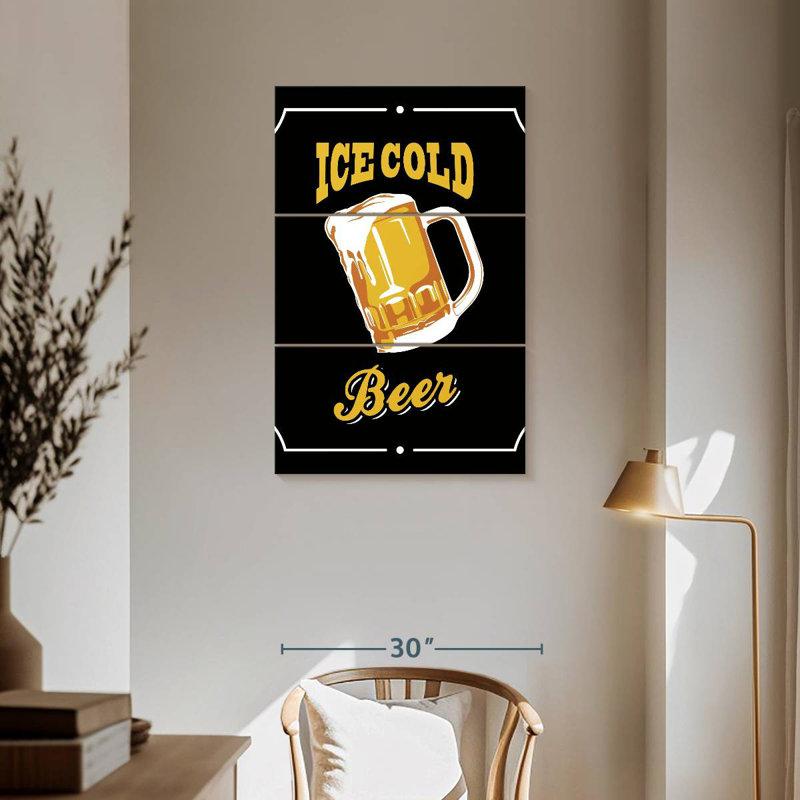 Plaque murale Kema Ice Cold Beer