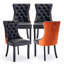 Chaises de salle à manger, chaise de salle à manger rembourrée haut de gamme avec anneau clouté-511006614-507943799-531111163